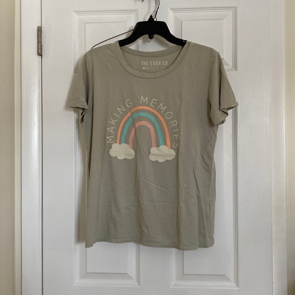 Women’s Short Sleeve 'Making Memories' Graphic Tee - Sage